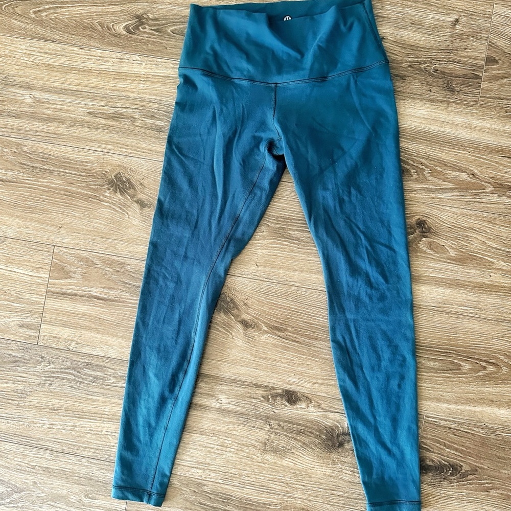 lululemon athletica Teal Wunder Under Leggings